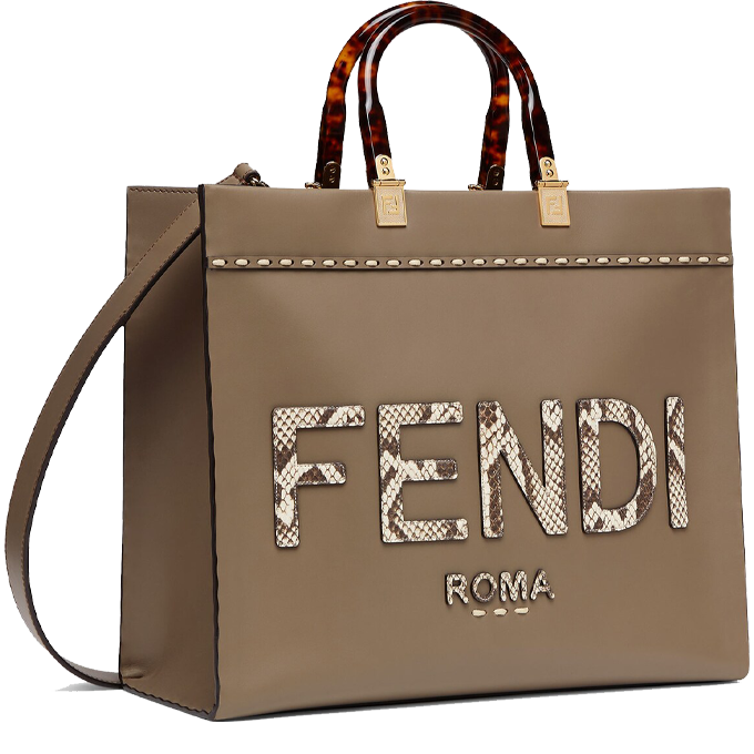 Fendi Sunshine Medium Leather Snake