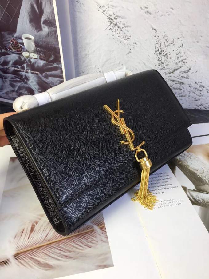 YSL Kate Medium Tassel Bag (Gold) - Imagem 9