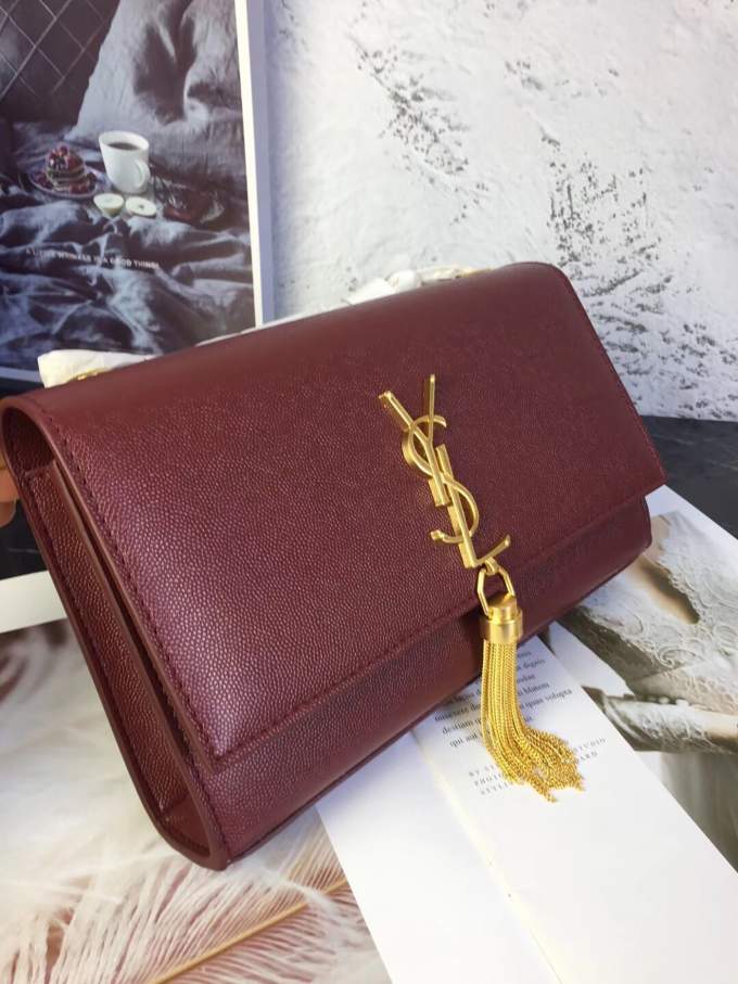 YSL Kate Medium Tassel Bag (Gold) - Imagem 10