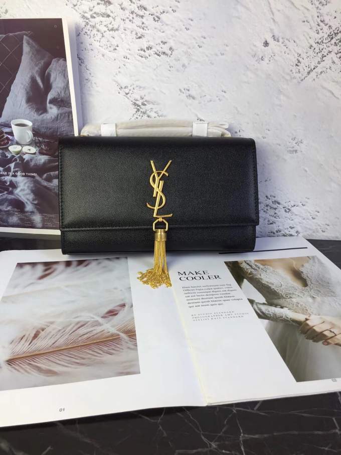 YSL Kate Medium Tassel Bag (Gold) - Imagem 15