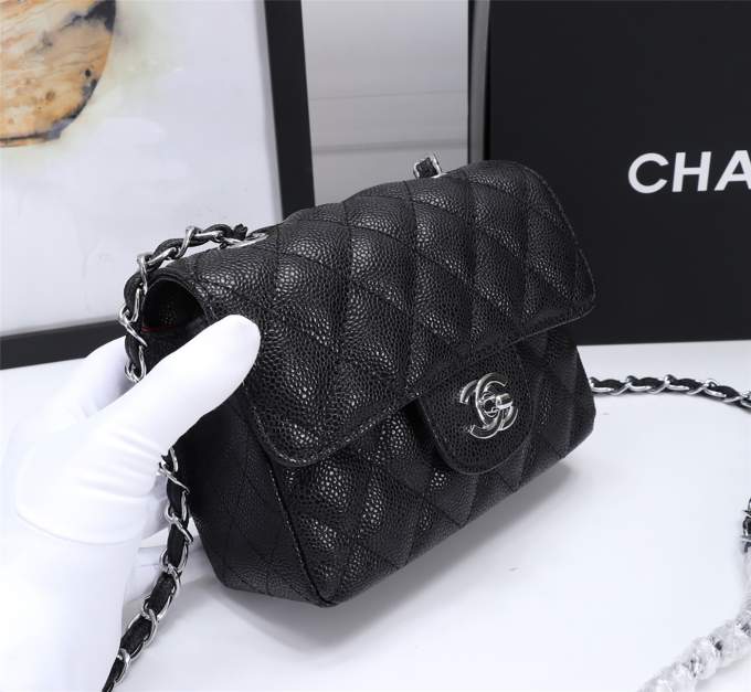 Chanel Mini Caviar Bag - Imagem 9