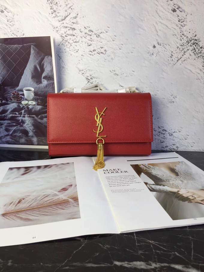 YSL Kate Medium Tassel Bag (Gold) - Imagem 7