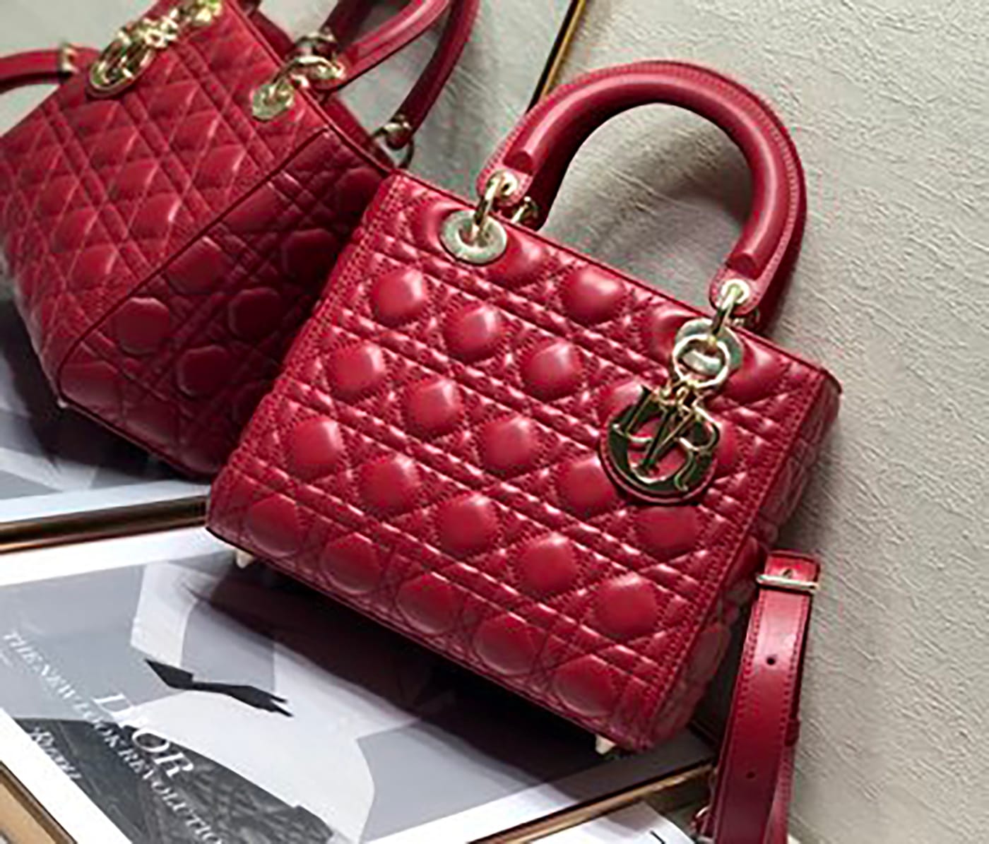 Medium Lady Dior Soft Leather Bag - Imagem 14